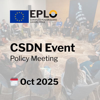 The EU’s role in a shifting global order: promoting peace through a strong Women, Peace and Security agenda