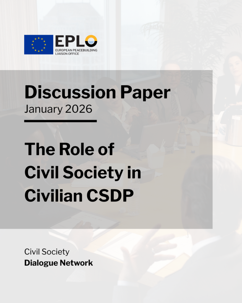 The Role of Civil Society in Civilian CSDP