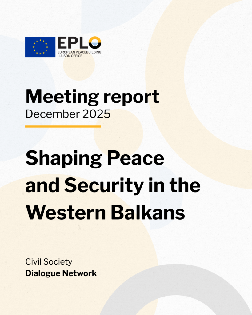 Shaping Peace and Security in the Western Balkans