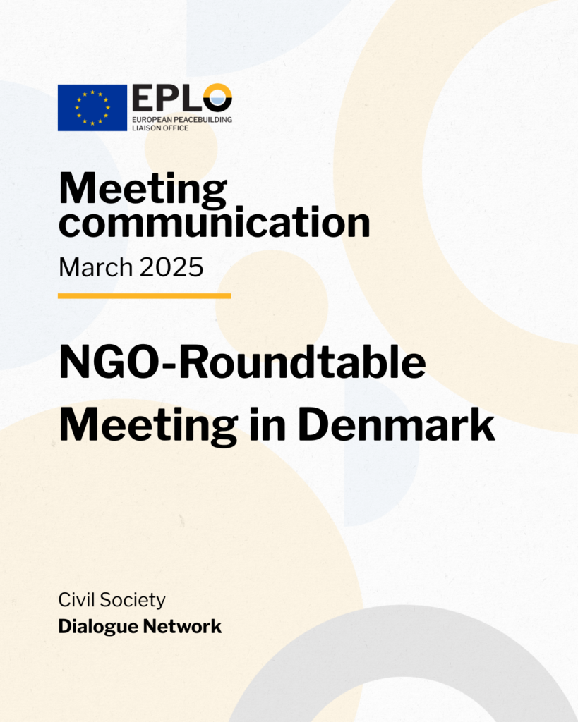 NGO Roundtable Meeting in Denmark