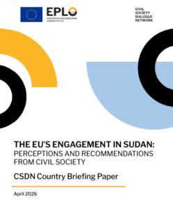 EU engagement in Sudan cover