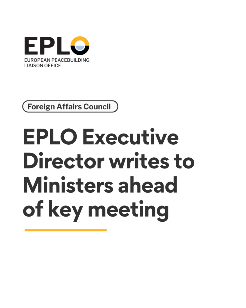 EPLO Executive Director writes to Ministers ahead of key meeting