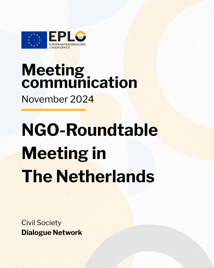 NGO Roundtable Meeting in The Netherlands