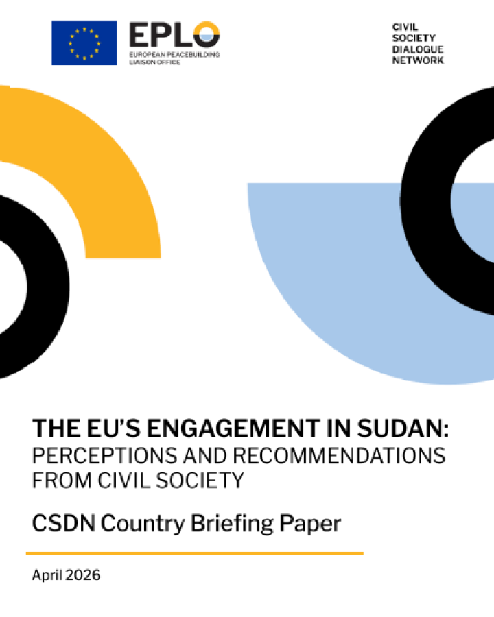 EU engagement in Sudan cover